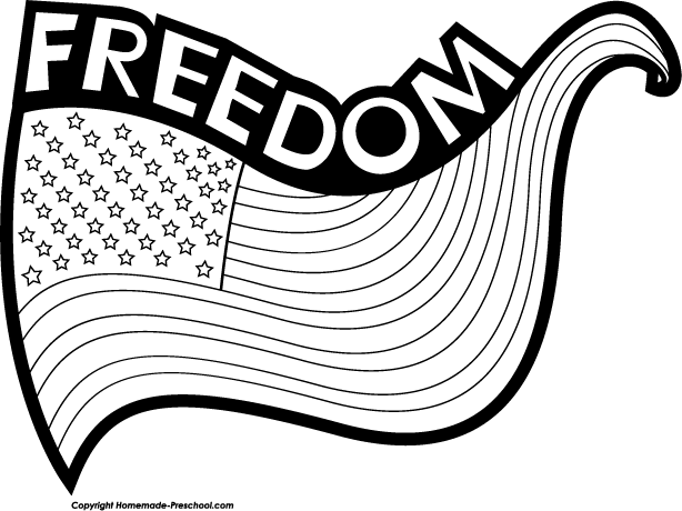 614x460 Free American Flags Clipart