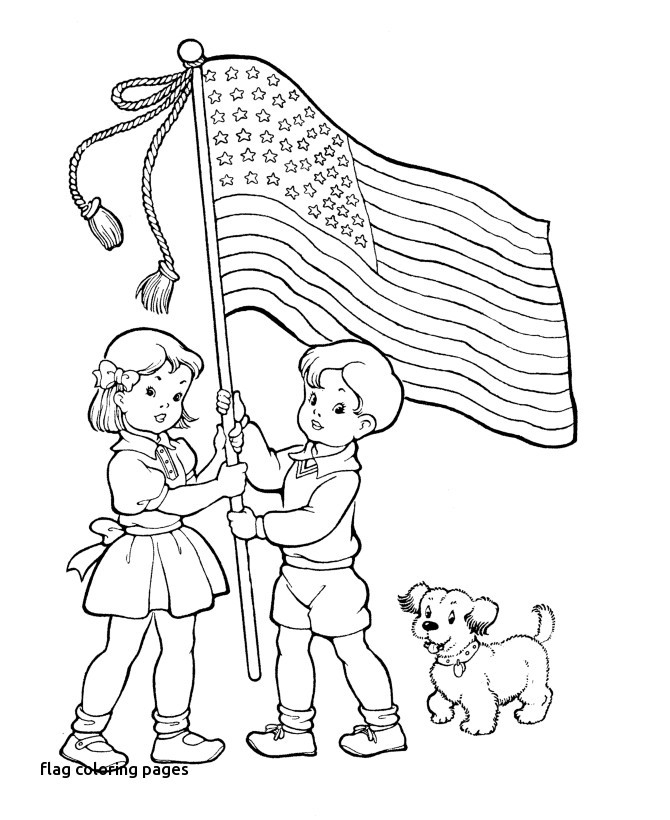 670x820 American Flag Coloring Page For Kindergarten Fresh Patriotic Fun