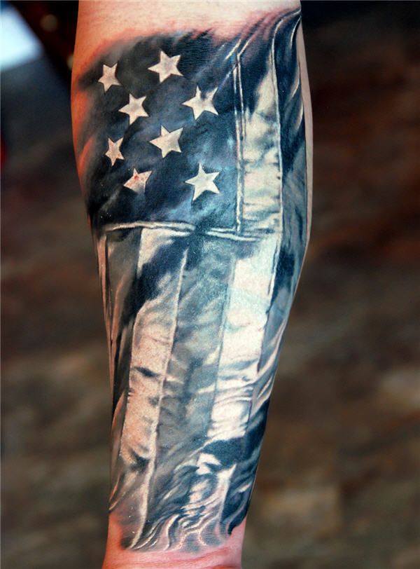 600x812 25 Awesome American Flag Tattoo Designs Tattoo