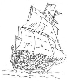 Amerigo Vespucci Ship Drawing at GetDrawings | Free download