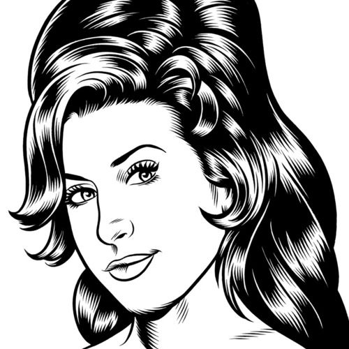500x500 Charles Burns. Amy Winehouse Art Burns, Drawings