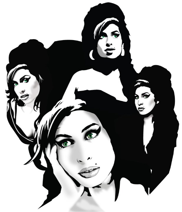 617x720 Amy Winehouse By Thuynh09