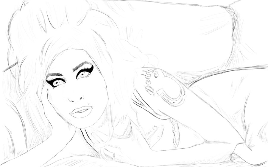 900x563 Amy Winehouse Wip By Raybearr