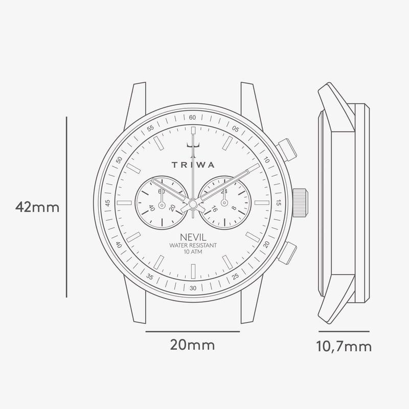 800x800 Triwa Blue Steel Nevil Navy Canvas Leather Watch Sl Global