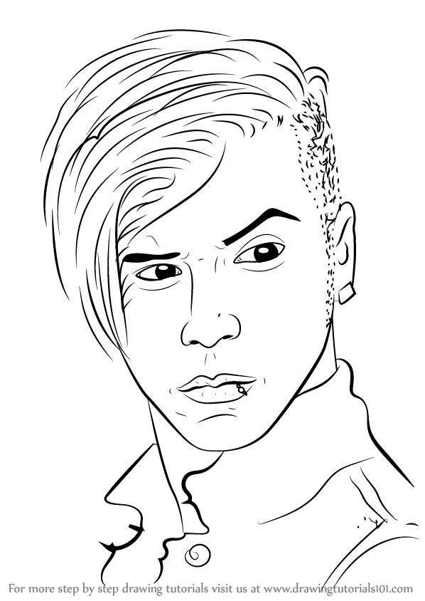 598x844 Step By Step How To Draw Andy Biersack