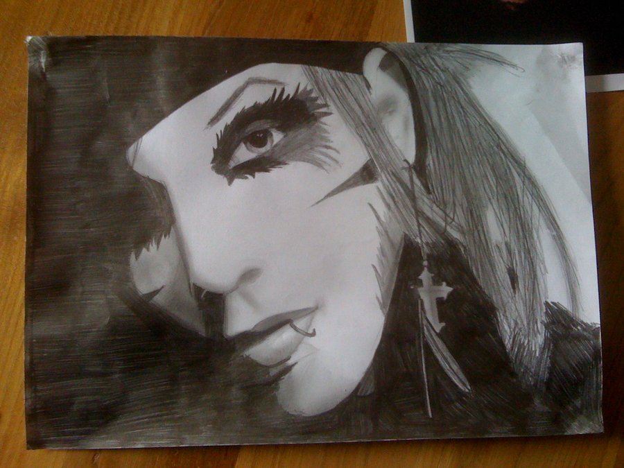 900x675 Andy Biersack Drawing By Karinabvb