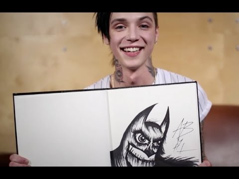480x360 Arts Amp Chats Andy Biersack Of Black Veil Brides Draws And Talks