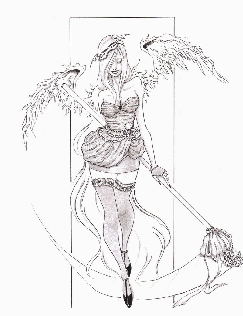 800x1041 Az Angel Of Death Wip By Orshouldi