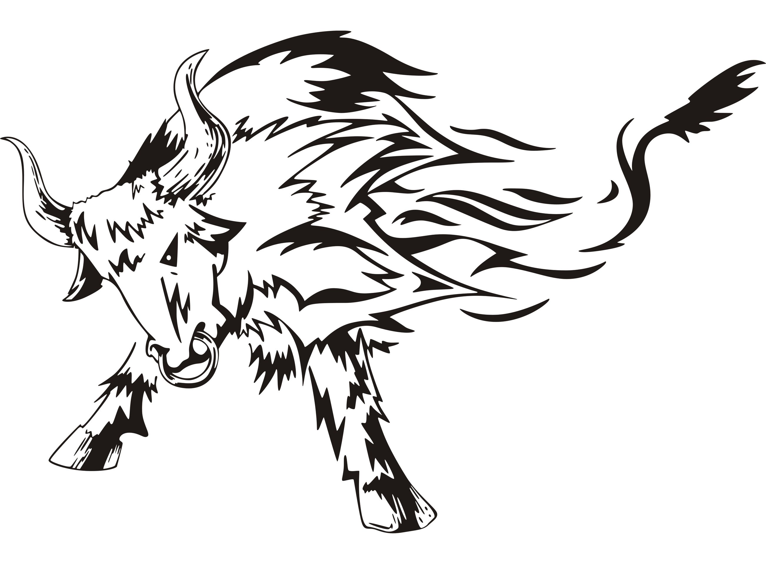2605x1918 Angry Bull Tattoo.jpg Tattoo Designs