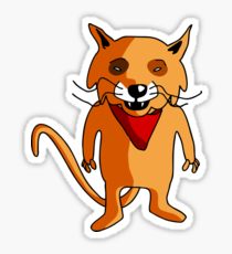 210x230 Angry Fox Drawing Stickers Redbubble