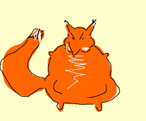 300x250 Obese, Angry Fox