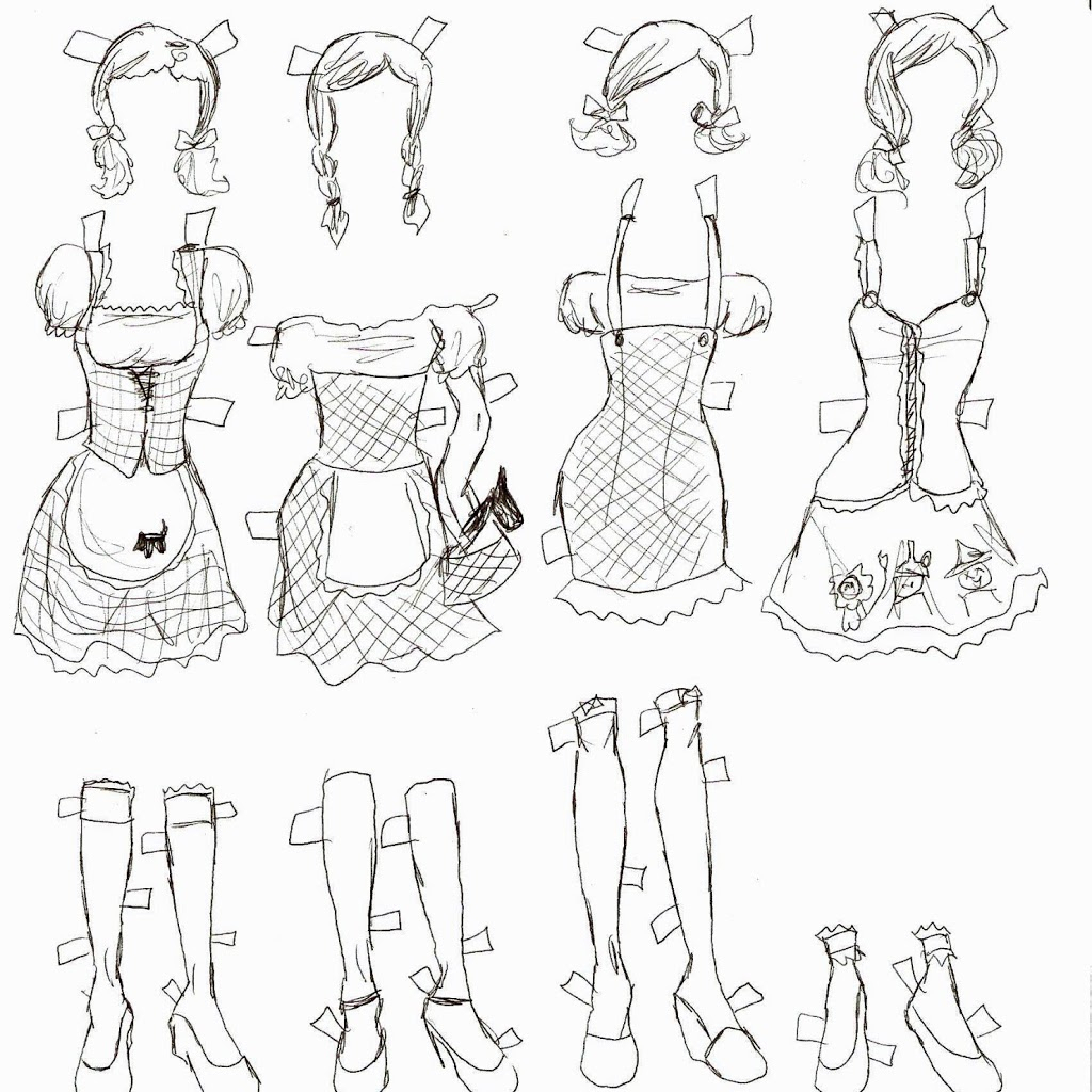 1024x1024 Anime Clothes Drawing