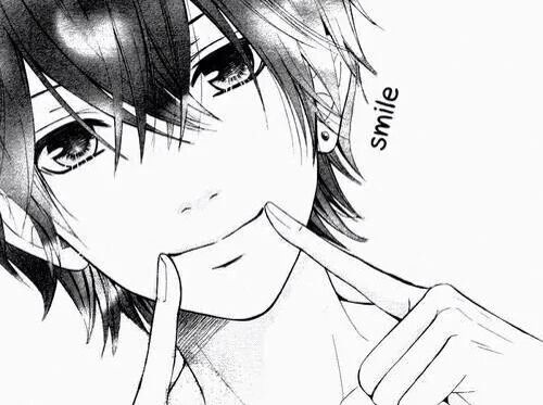 500x373 Manga Drawing Smile Anime Manga Drawing, Manga