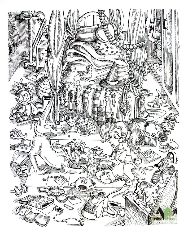 795x1005 When You Ask People About Messy Bed Drawing This Is What They