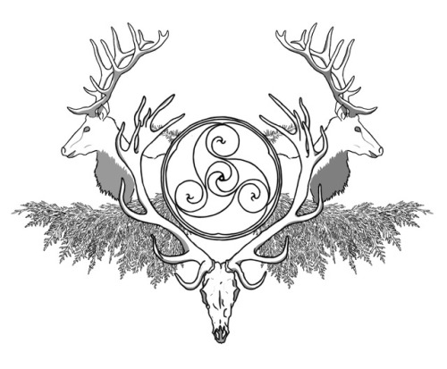 500x413 Celtic Elk Tumblr