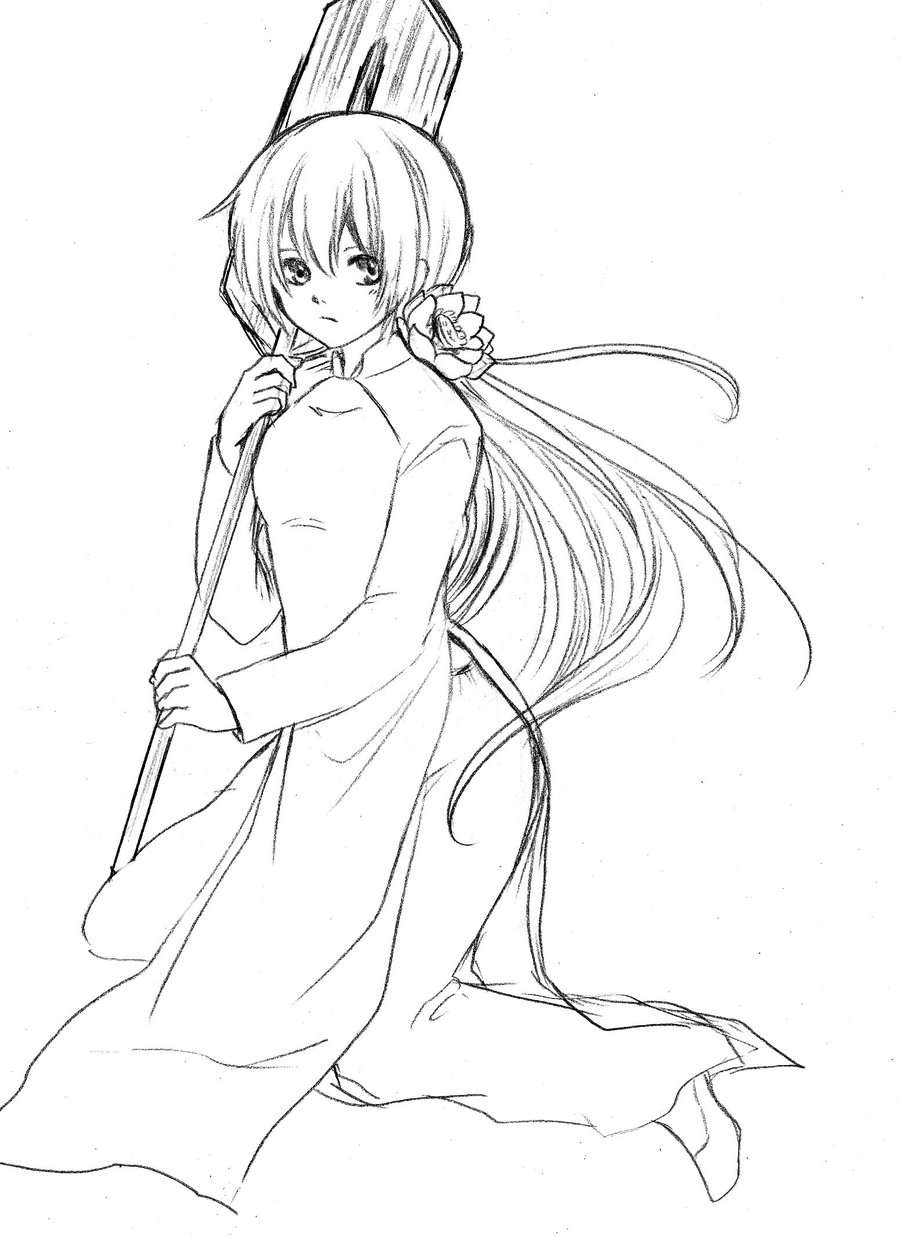 Ao Dai Drawing at GetDrawings | Free download