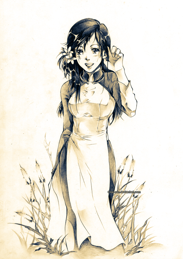600x846 Ao Dai By Claparo Sans