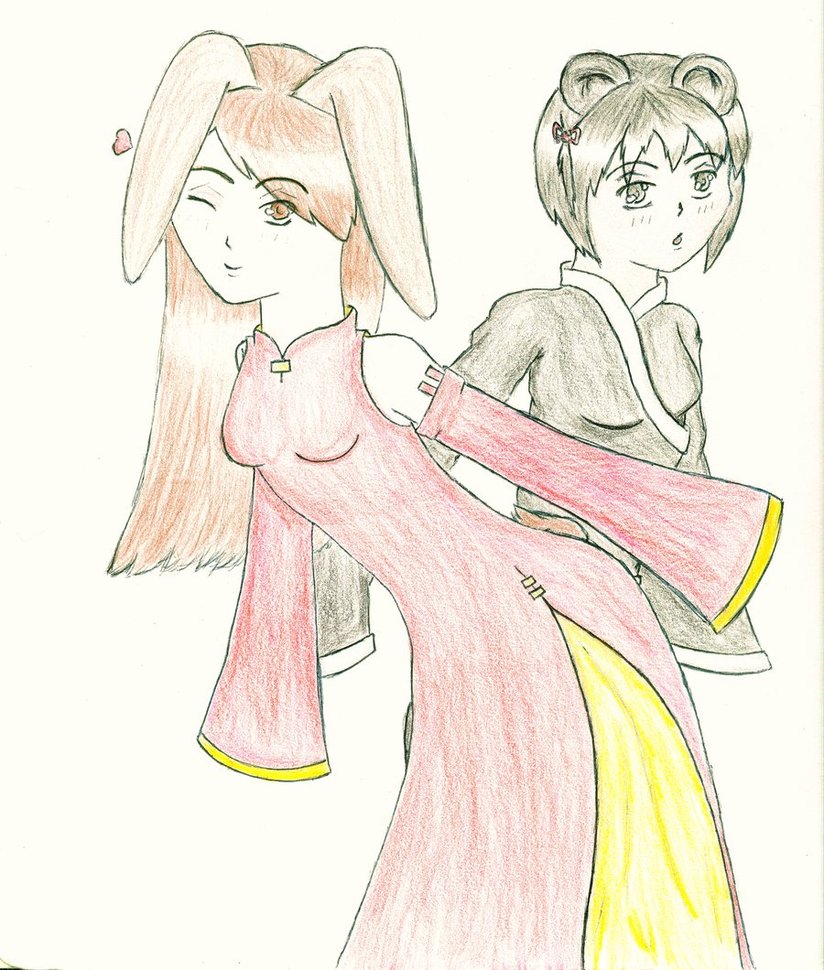 824x970 Ao Dai And Mei Lan Aiko Chan's Friends By Kikikittyninja