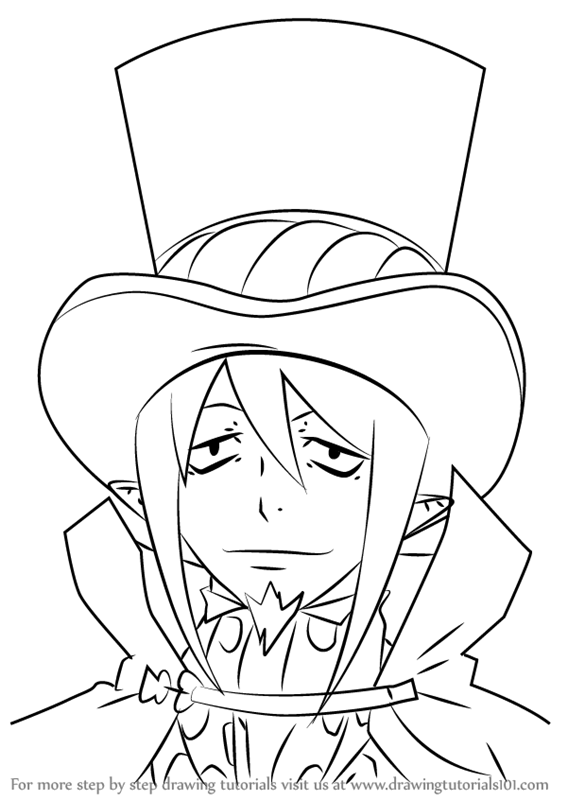 567x800 Learn How To Draw Mephisto Pheles From Ao No Exorcist (Ao No