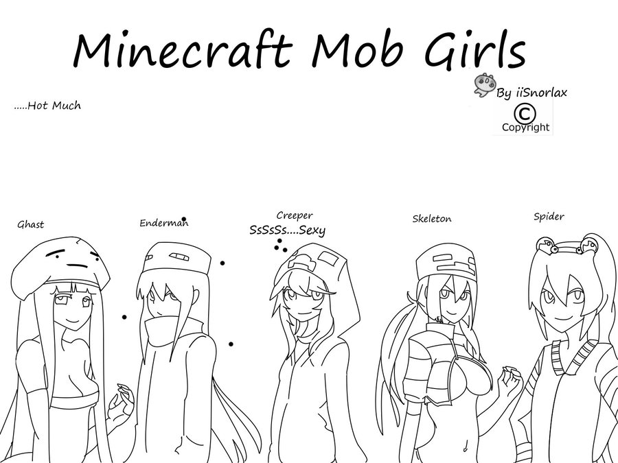 900x675 Minecraft Girl Coloring Pages