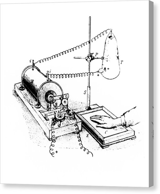 512x622 Art Of Roentgen's X Ray Apparatus For Imaging Hand Photograph By