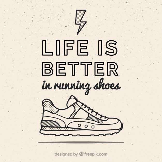 626x626 Motivational Appointment With Sneaker Drawing Vector Free Download