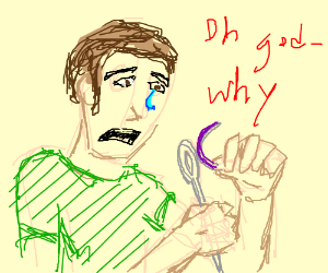 300x250 Man In Serious Need Of A Threading Appointment