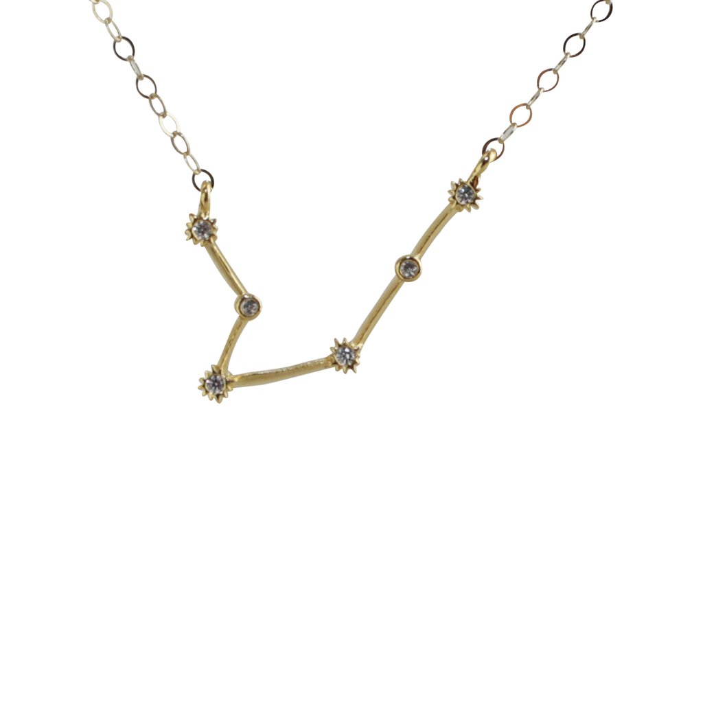 1024x1024 Aquarius Constellation Cz Outline Necklace Thesis Of Alexandria