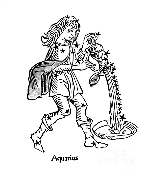 586x700 Aquarius Constellation Zodiac Sign Beach Sheet For Sale By Science