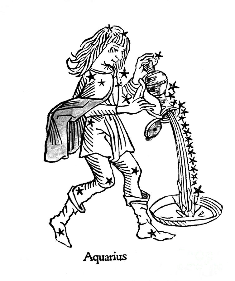 754x900 Aquarius Constellation Zodiac Sign Photograph By Science Source