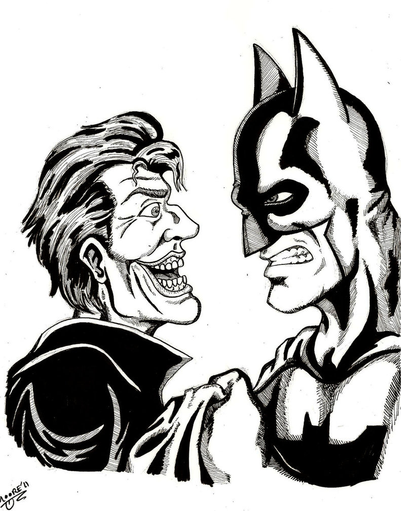 791x1009 Batman Manhandles Joker By Psych93