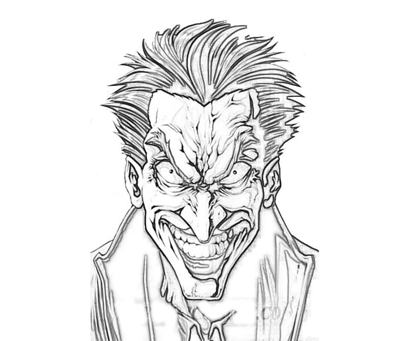 Arkham Asylum Joker Drawing at GetDrawings | Free download