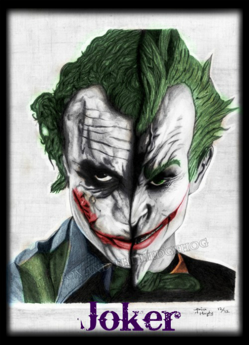 500x691 Joker's From The Dark Knight And Arkham Asylum By Jokercrazy