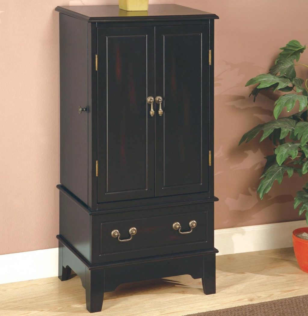 1024x1050 Top 10 Black Wood Jewelry Armoire Drawing
