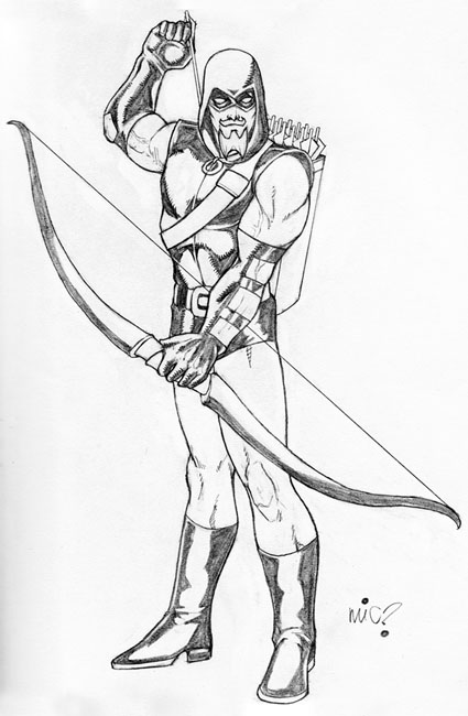 425x650 Sketch Green Arrow By Micquestion