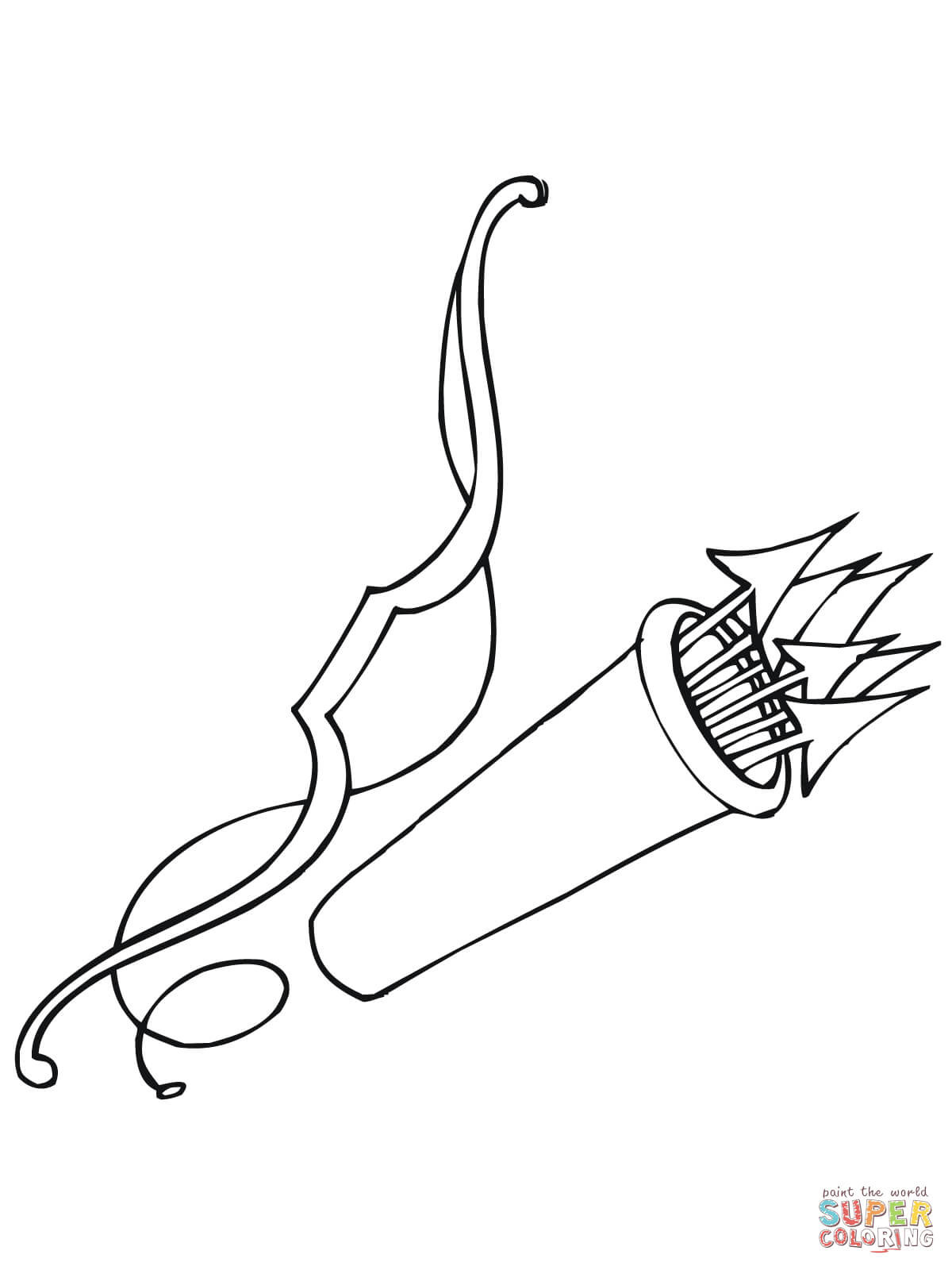1200x1600 Arrow Coloring Pages Print New Archery Drawing