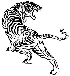 Asian Tiger Drawing at GetDrawings | Free download