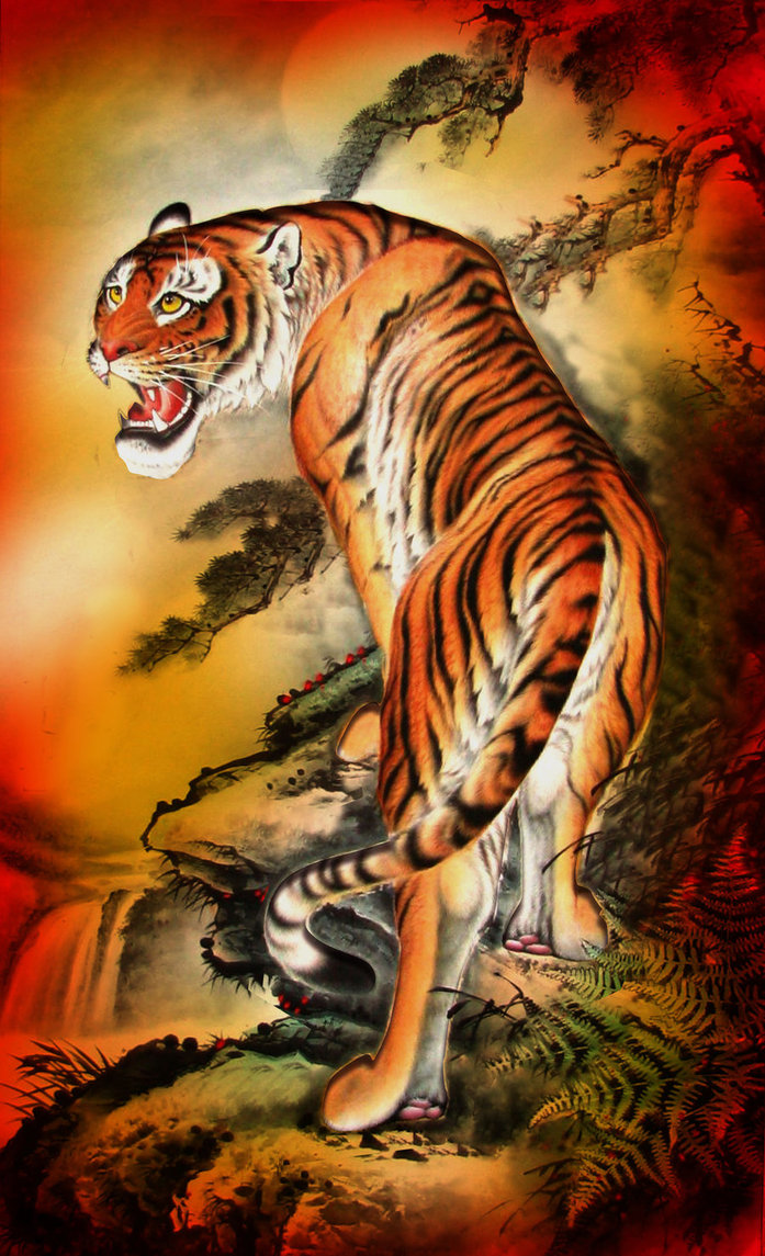 697x1145 Asian Tiger By Tempoyaker