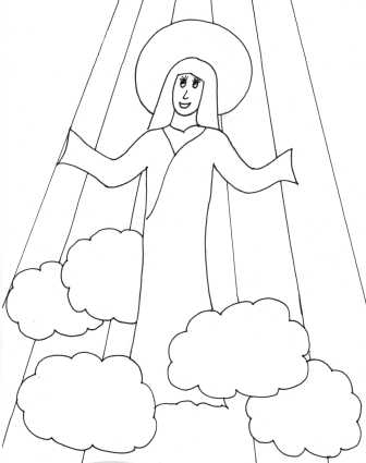336x425 Assumption Of Mary Clip Art 12