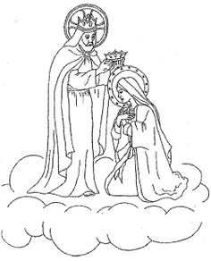 236x292 Assumption Of The Blessed Virgin Mary Coloring Page August