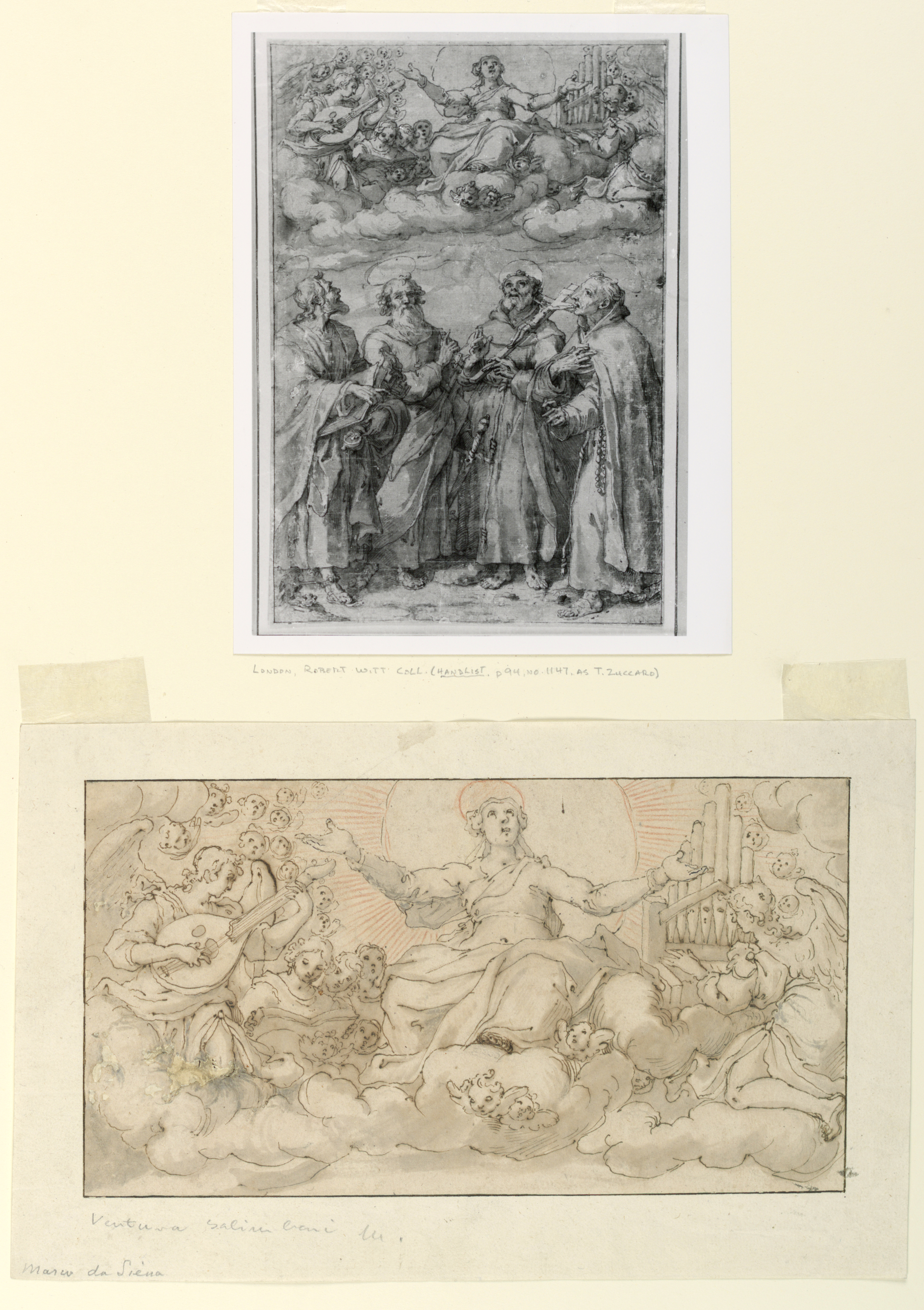 2890x4096 Filedrawing, The Assumption Of The Virgin, Early 17th Century (Ch
