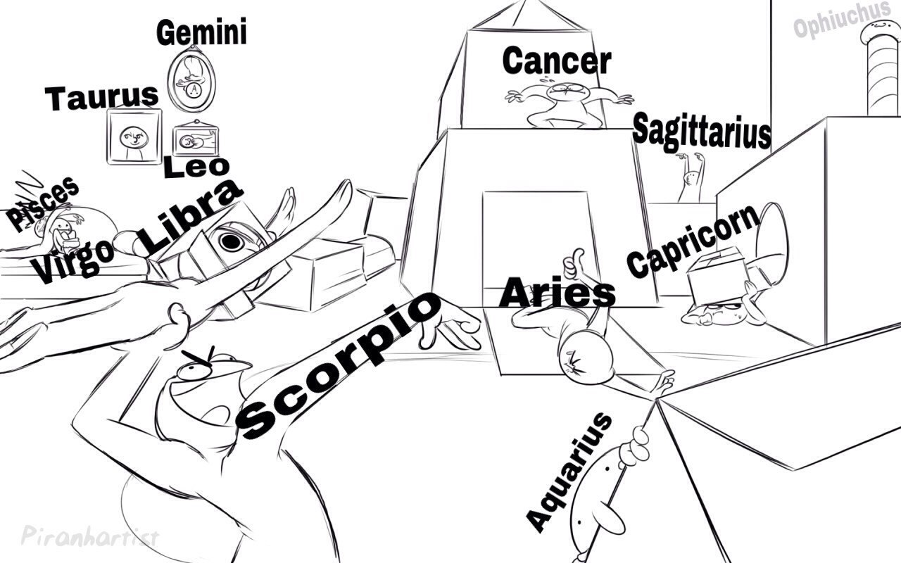 1280x800 Drawn Astronaut Astrology