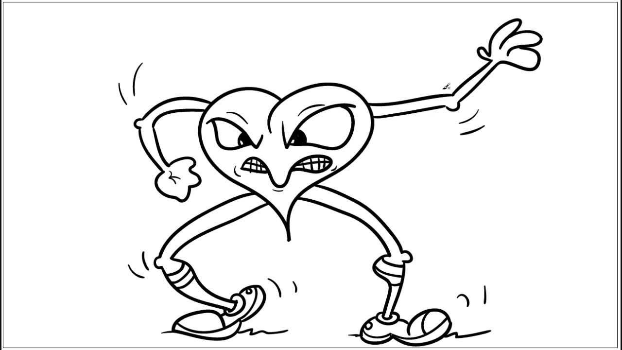 1280x720 How To Draw A Heart Attack!