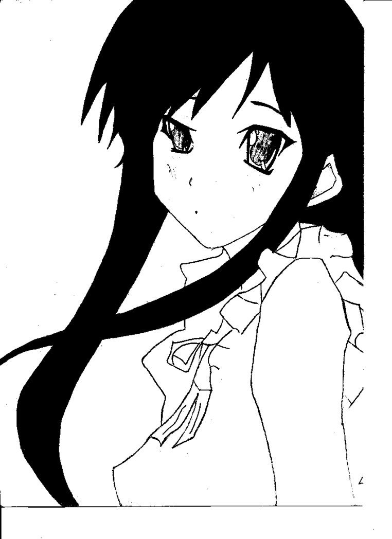 762x1048 Anime Girl With Fun Attitude By Tankbait38