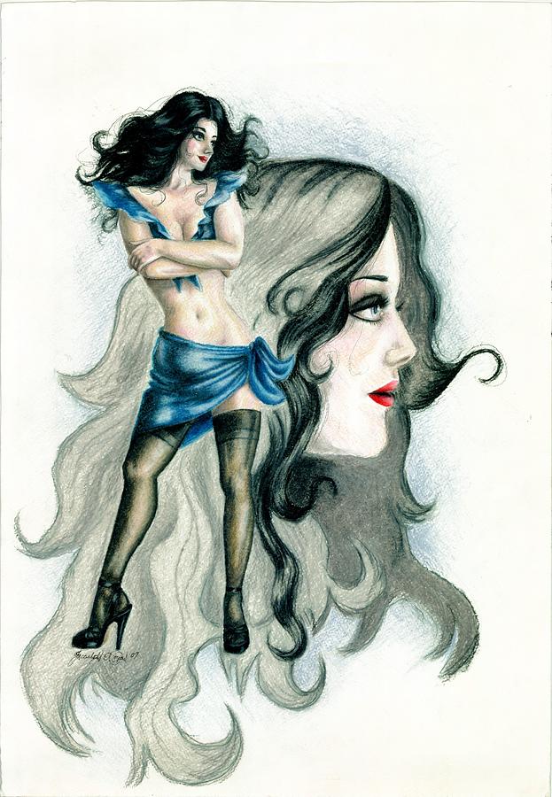 623x900 Attitude Drawing By Scarlett Royal