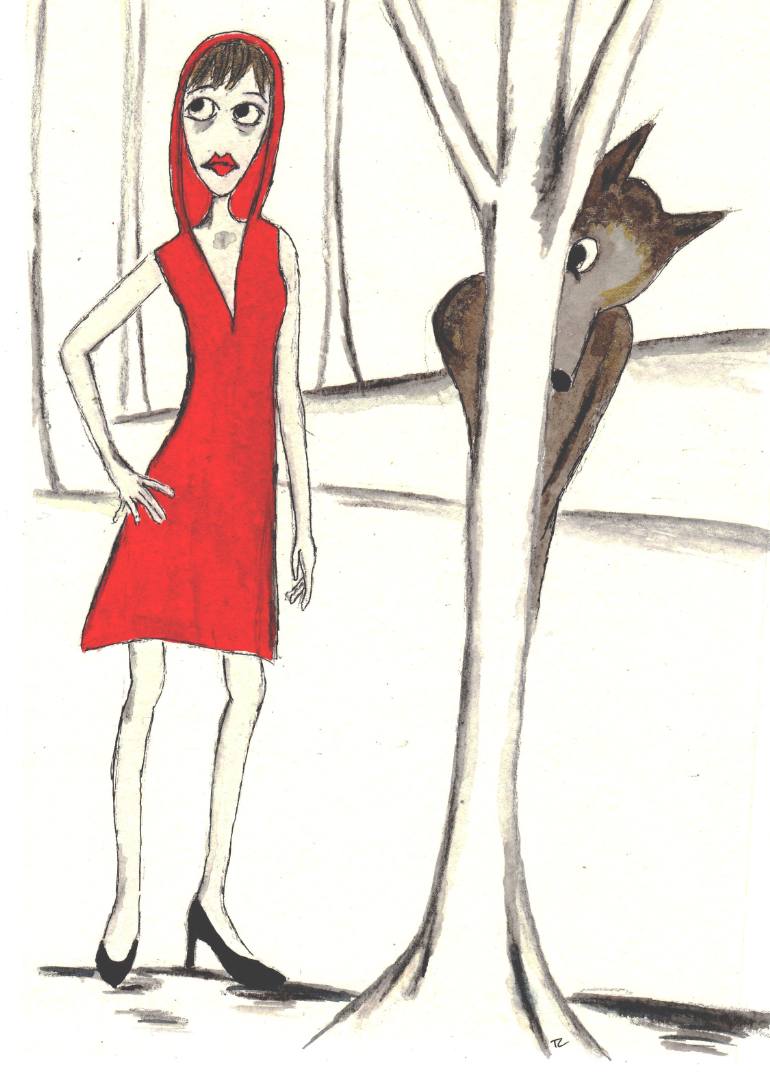 770x1086 Saatchi Art Attitude Drawing By Tessa Chudy