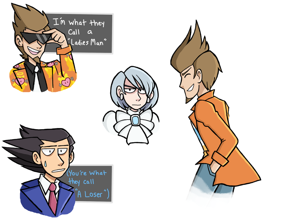 1024x768 Ace Attorney Drawings By Mewtwo365