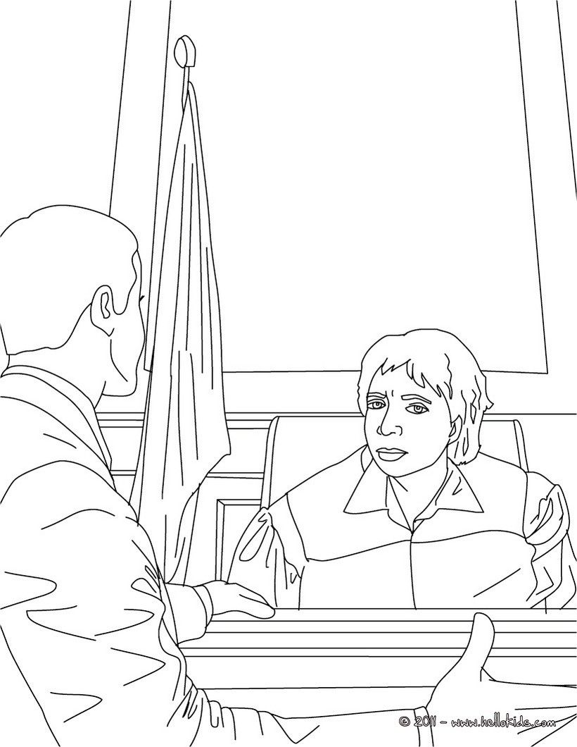 820x1060 Attorney And Judge Coloring Page. Amazing Way For Kids To Discover