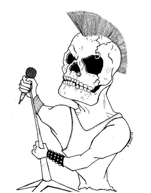 532x680 Skull. People. Drawings. Pictures. Drawings Ideas For Kids. Easy