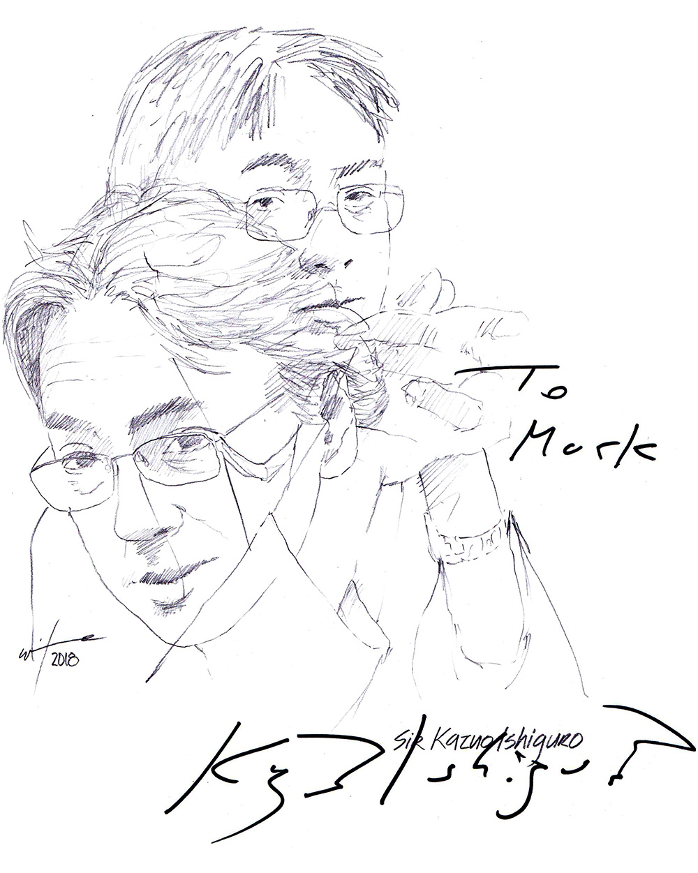 1000x1251 Drawing Sir Kazuo Ishiguro Chicanepictures